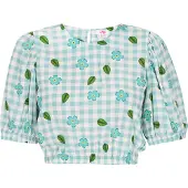Mymo Bluse Frauen türkis mehrfarbig