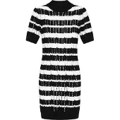 IZIA Kleid Frauen schwarz mehrfarbig