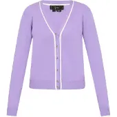 Faina Strickjacke Frauen Lavendel