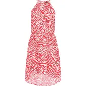 MyMo ROCKS Kleid Frauen weiß rot