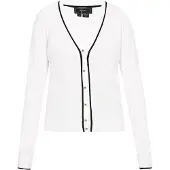 Faina Strickjacke Frauen cremefarben