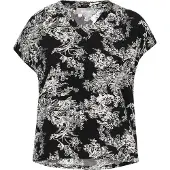 Usha Bluse Frauen schwarz-weiß