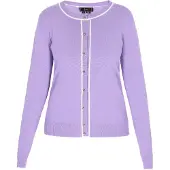Faina Strickjacke Frauen Lavendel