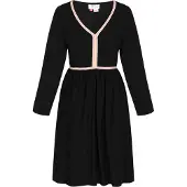 IZIA Kleid Frauen Schwarz