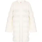 IZIA Strickjacke Frauen Weiß