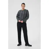 Kaffe Strickpullover KAlianna Loose fit dark grey