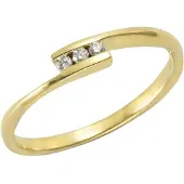 Orolino Ring Gold 585 mit 3x Brillant zus. 0,06ct.