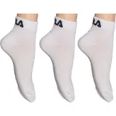 FILA Sneakersocken "Socken 3er Pack", Damen, Gr. 35-38, weiß, Obermaterial: 75% Baumwolle CO. 23% Polyester PES. 2% Elasthan EL., Socken Sneakersocken