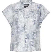 Dreimaster Bluse Frauen hellblau