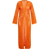 Mymo Strickjacke Frauen orange