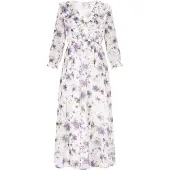 Usha Kleid Frauen violett mehrfarbig