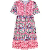 Usha Kleid Frauen rosa mehrfarbig