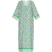 Usha Kleid Frauen grün mehrfarbig