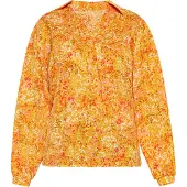 Usha Bluse Frauen mehrfarbig orange