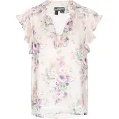 Dreimaster Bluse Frauen lila