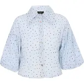 Faina Hemd Frauen Blau Schwarz