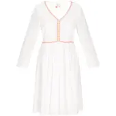 IZIA Kleid Frauen Creme
