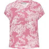 Usha Bluse Frauen rosa weiß