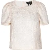 Faina Bluse Frauen cremefarben