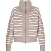 Dreimaster Cardigan Damen Sand Wollweiss