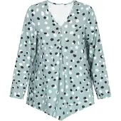 Usha Bluse Frauen mehrfarbig grün