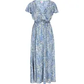 IZIA Kleid Frauen blau mehrfarbig