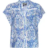 Dreimaster Bluse Frauen Türkis