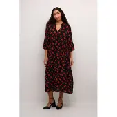 Kaffe Midikleid "Damen Kleid KAamber"