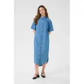 Kaffe Kleid KAluise Loose fit blue