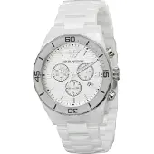 Giorgio Armani AR1424 Weiß Ceramica Herrenuhr