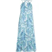 IZIA Kleid Frauen blau mehrfarbig