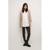 Culture Strickjacke im Oversize-Schnitt beige
