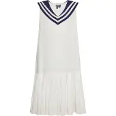 Dreimaster Kleid Mädchen (Kids) Wollweiß