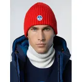 North sails Beanie Breiter Rippstrick mit Logo-Patch