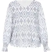 Usha Bluse Frauen Himmelblau