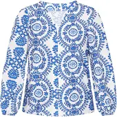 Usha Hemd Frauen Himmelblau