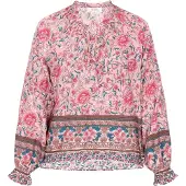 Usha Bluse Frauen hellrosa mehrfarbig