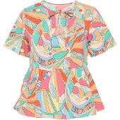 Usha Bluse Frauen mehrfarbig