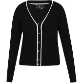 Faina Strickjacke Frauen Schwarz