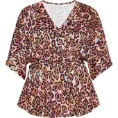 Usha Bluse Frauen Mehrfarbig Weiß
