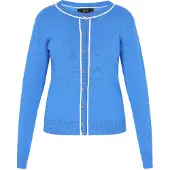Faina Strickjacke Frauen Blau