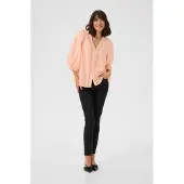 Kaffe Langarm-Bluse Loose fit Peach