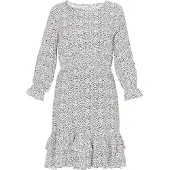 Usha Kleid Frauen weiß-schwarz