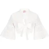 IZIA Bluse Frauen Weiß