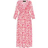 Faina Kleid Frauen rosa weiß
