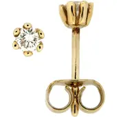 Orolino Ohrringe Gold 585 mit 2 natürlichen Brillanten zus. 0,20ct.