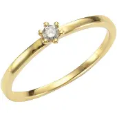 Orolino Ring Gold 750 mit Brillant 0,07ct.
