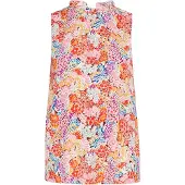 Usha Bluse Frauen mehrfarbig rot