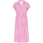 Usha Kleid Frauen rosa weiß