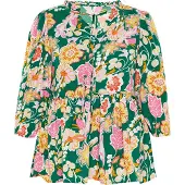 Usha Bluse Frauen grün mehrfarbig
